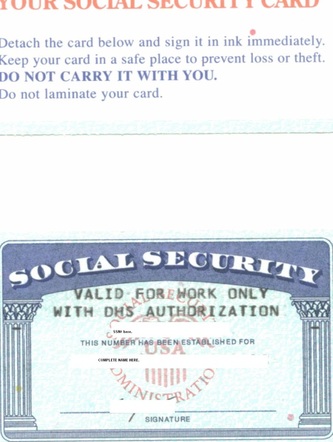 My New Social Security Card Craig Ging S Home On The Web